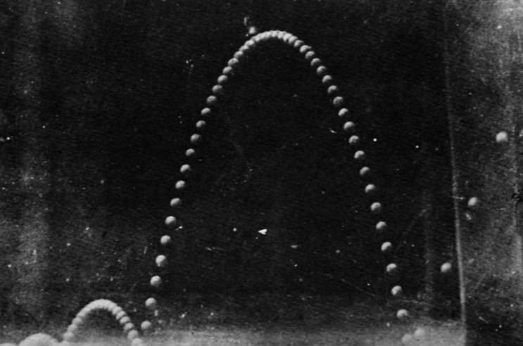 Fotoğraf 11. Marey'in Top Hareketi Kronofotografı (1886)